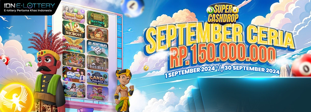 Super Cash Drop September Ceria